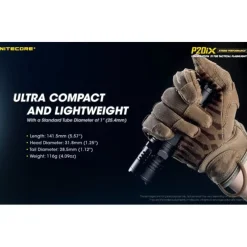 Nitecore P20IX Zaklamp - 4000Lm - oplaadbaar