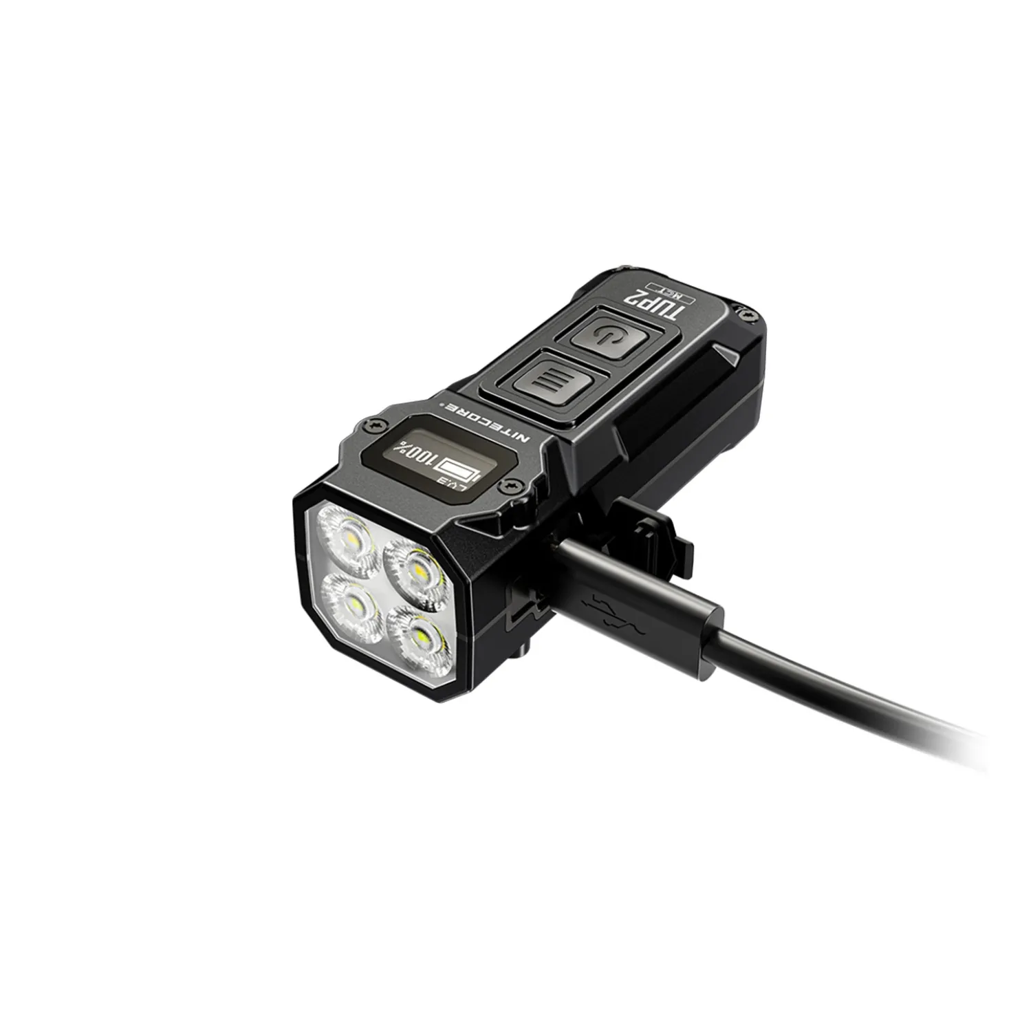 Nitecore TUP2 Zaklamp - oplaadbaar - 1200Lm - Zwart