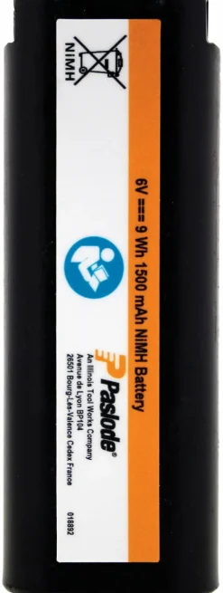 Paslode 018890 6V Nimh accu ovaal - 1,5Ah