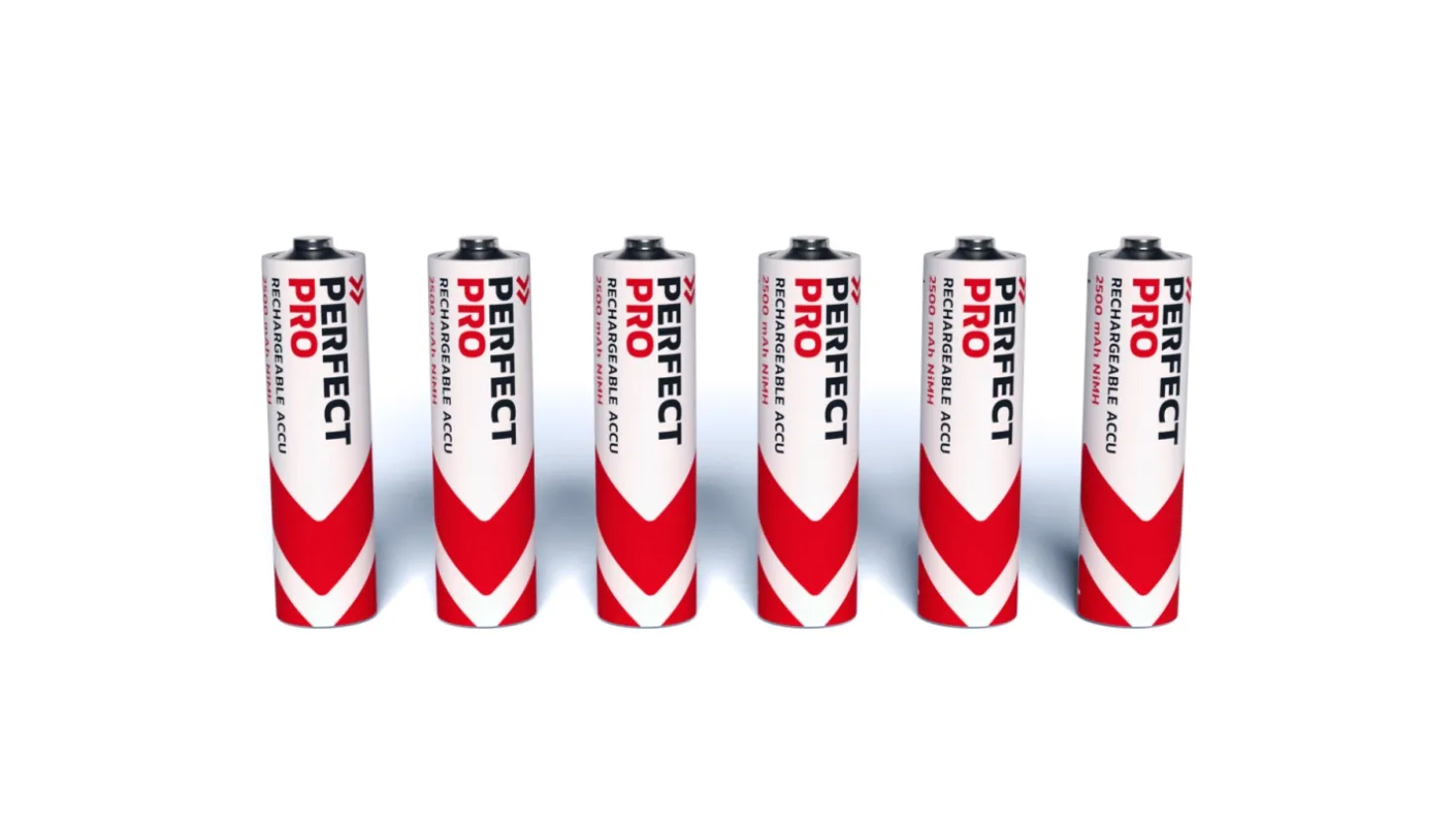 PerfectPro B-AA6 Batterij NiMH 2500 mAh, 6 stuks AA