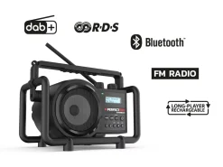 PerfectPro DBX3 DABBOX Bouwradio - FM RDS / DAB+ - AUX-in - bluetooth - werkt op netstroom en batterij