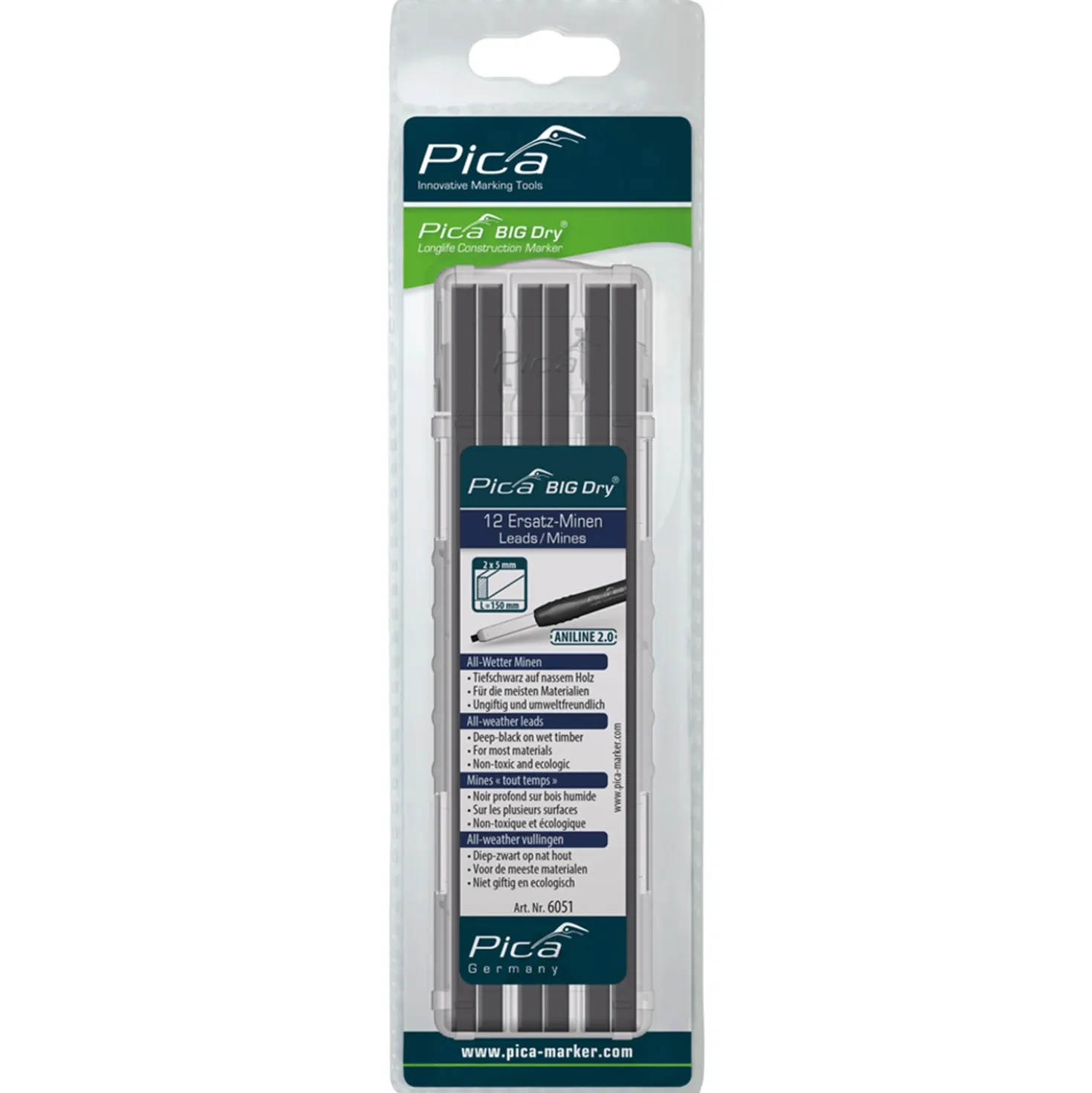 Pica 6051 BIG Dry Navulling ANILINE 2.0