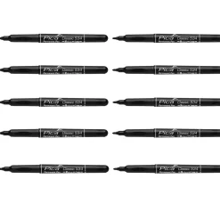 Pica 534/46 Classic Permanent Pen - Rond - Zwart - 1mm (10st)