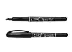 Pica 534/46 Classic Permanent Pen - Rond - Zwart - 1mm (10st)