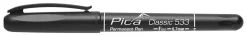 Pica 533/46-1 Classic Permanent Pen - Rond - Zwart - 0,7mm