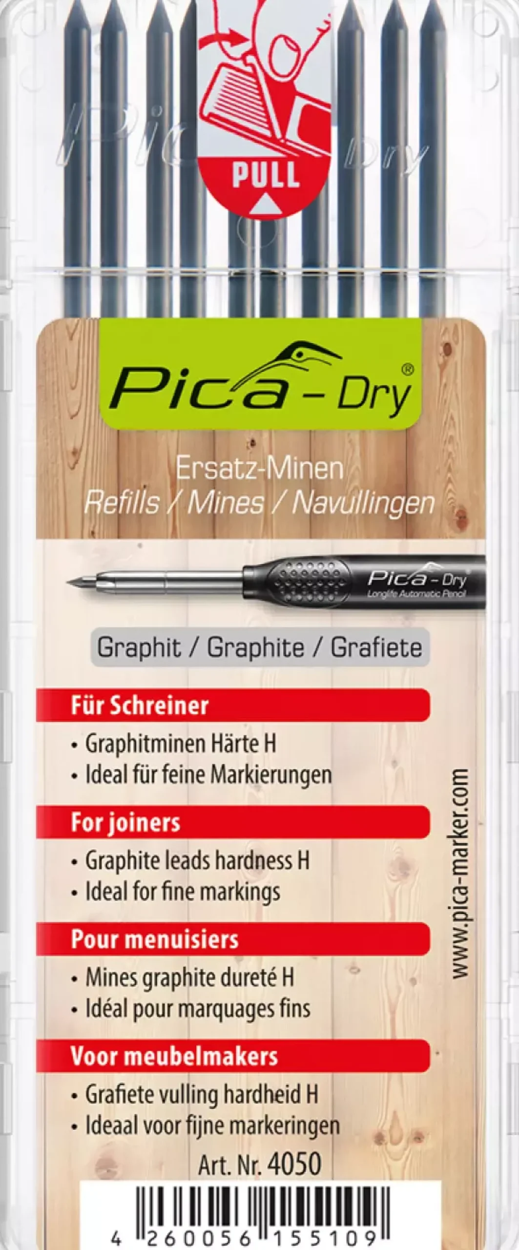 Pica 4050 Dry Navulling - Timmerlieden/Meubelmakers (10st)