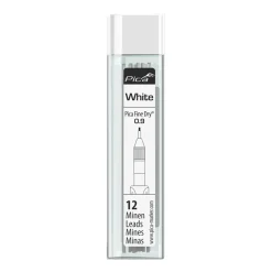 Pica 7032 Fine Dry Navulling - Wit (12st)