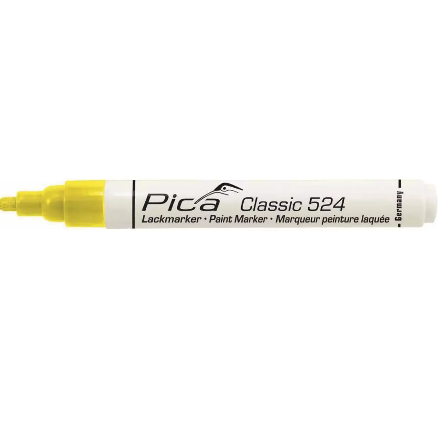 Pica 524/44-10 Lakmarker - Rond - Geel - 2-4mm (10st)