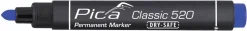 Pica 520/40 Permanent Marker - Rond - Blauw - 1-4mm (10st)