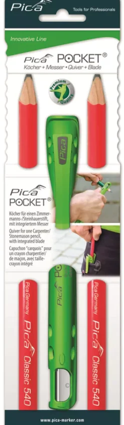 Pica 505/01 Pocket Timmermanspotlood - 240mm - Grafiet (1st.)