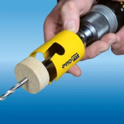 ProFit 090832127DSCT Multi Purpose gatzagen set in T-Loc systainer 9 stuks 32-35-44-51-68-76-92-111-127mm, met geintegreerde adapters en van elk 1 stuks Click & Drill centreerboor (HSS) DDH2MP, (HM) DDH2MPCT
