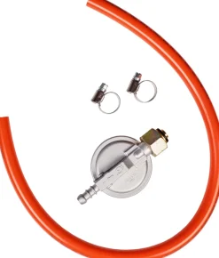 Qlima Drukregelaar set voor gaskachels - 30 mbar - 0.6m