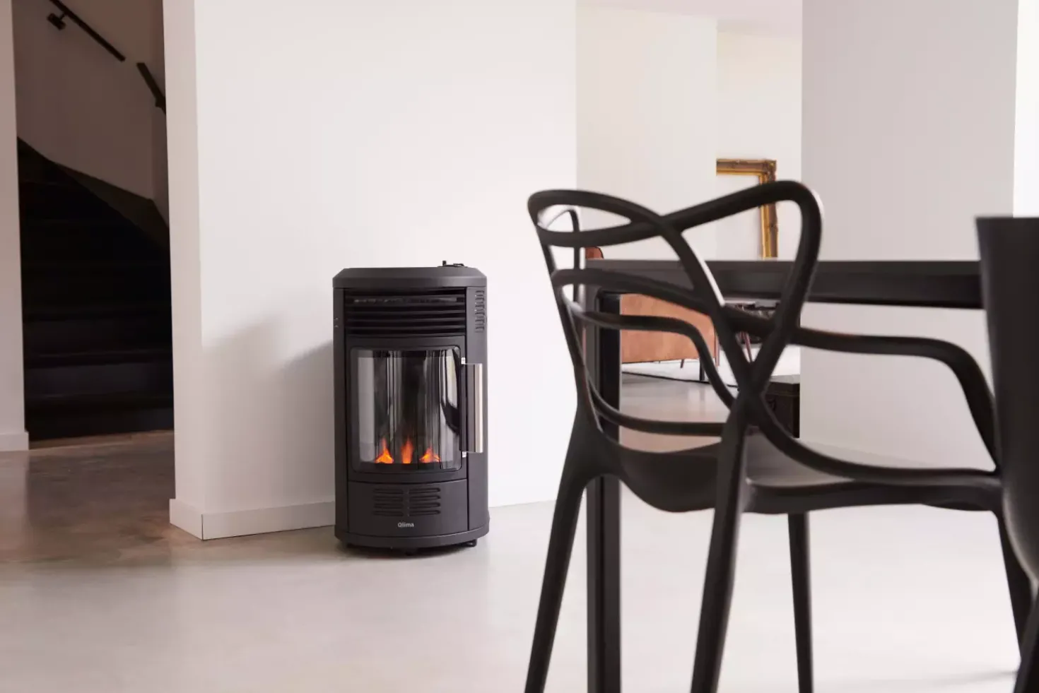 Qlima Gaskachel GH 8034 zwart - 3,4kW