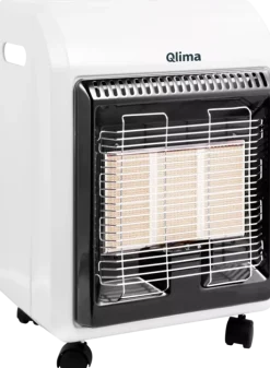 Qlima GH 741 RM 2-in-1 Gaskachel Wit/Zwart - 4100W