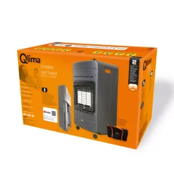 Qlima GH 342 RV Opvouwbare 2-in-1 gaskachel Zwart - 4,2kW