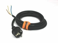 QwattPro 2511124 Aansluitkabel - 3G1,5 H07RN-F - Zwart - IP44 - 5m