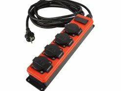 QwattPro 2561027 SocketMaster Stekkerdoos - 4xRA - USB - 3G2,5 H07RN-F - 5m
