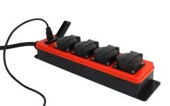 QwattPRO 2014007 SocketMaster Verdeelblok zonder kabel + USB - IP44