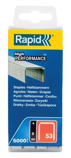 Rapid Dundraadnieten - 53/8mm - gegalvaniseerd - 5000st in FSC box