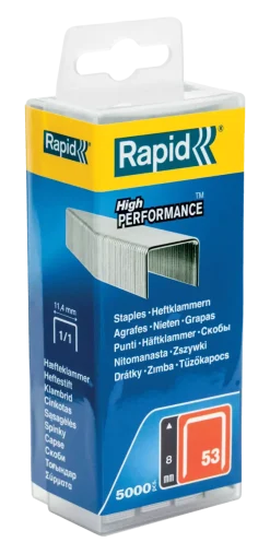 Rapid Dundraadnieten - 53/8mm - gegalvaniseerd - 5000st in FSC box