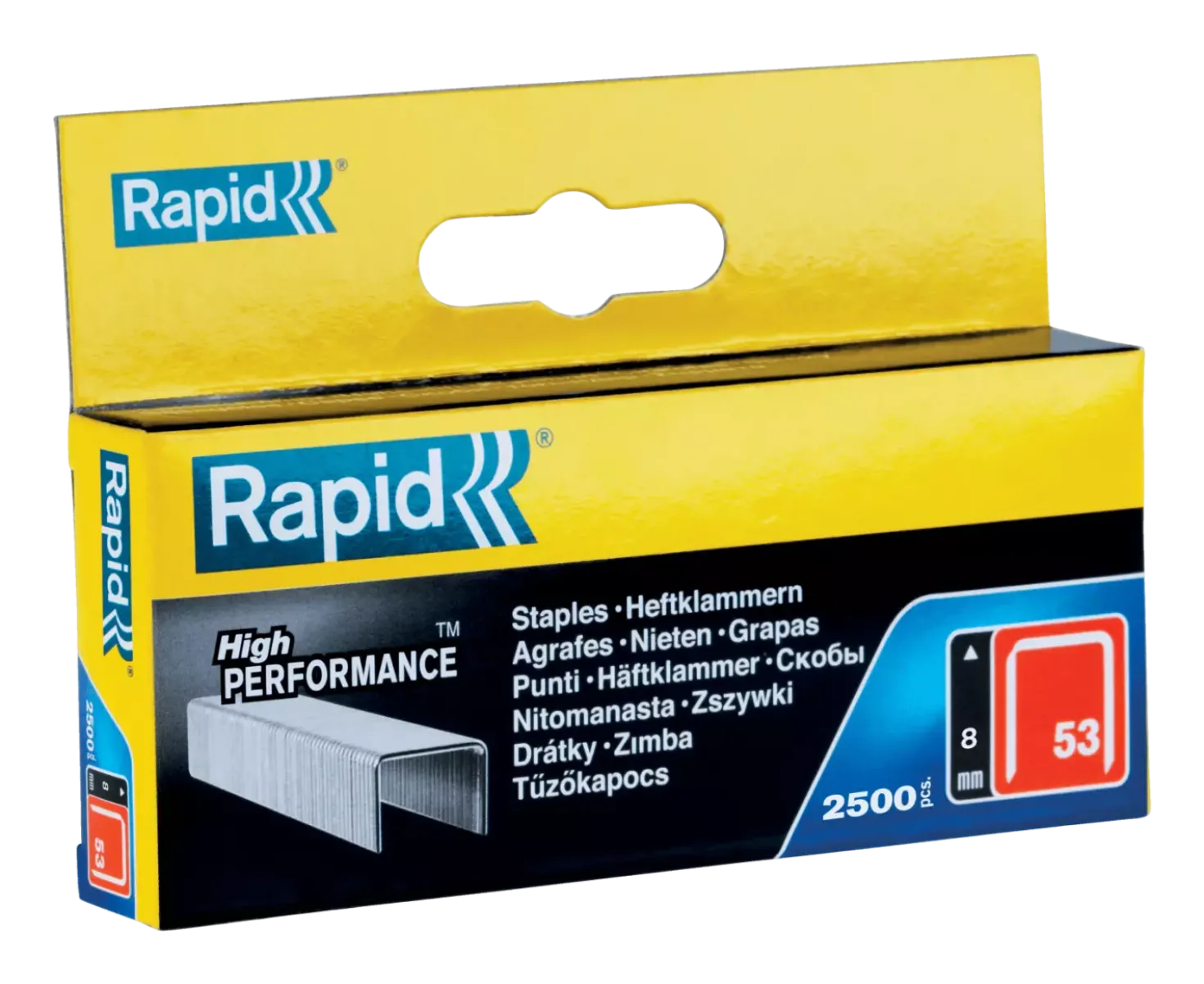 Rapid Dundraadnieten - 53/8mm - gegalvaniseerd - 2500st