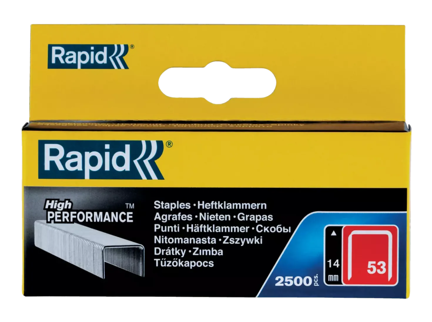 Rapid Dundraadnieten - 53/14mm - gegalvaniseerd - 2500st