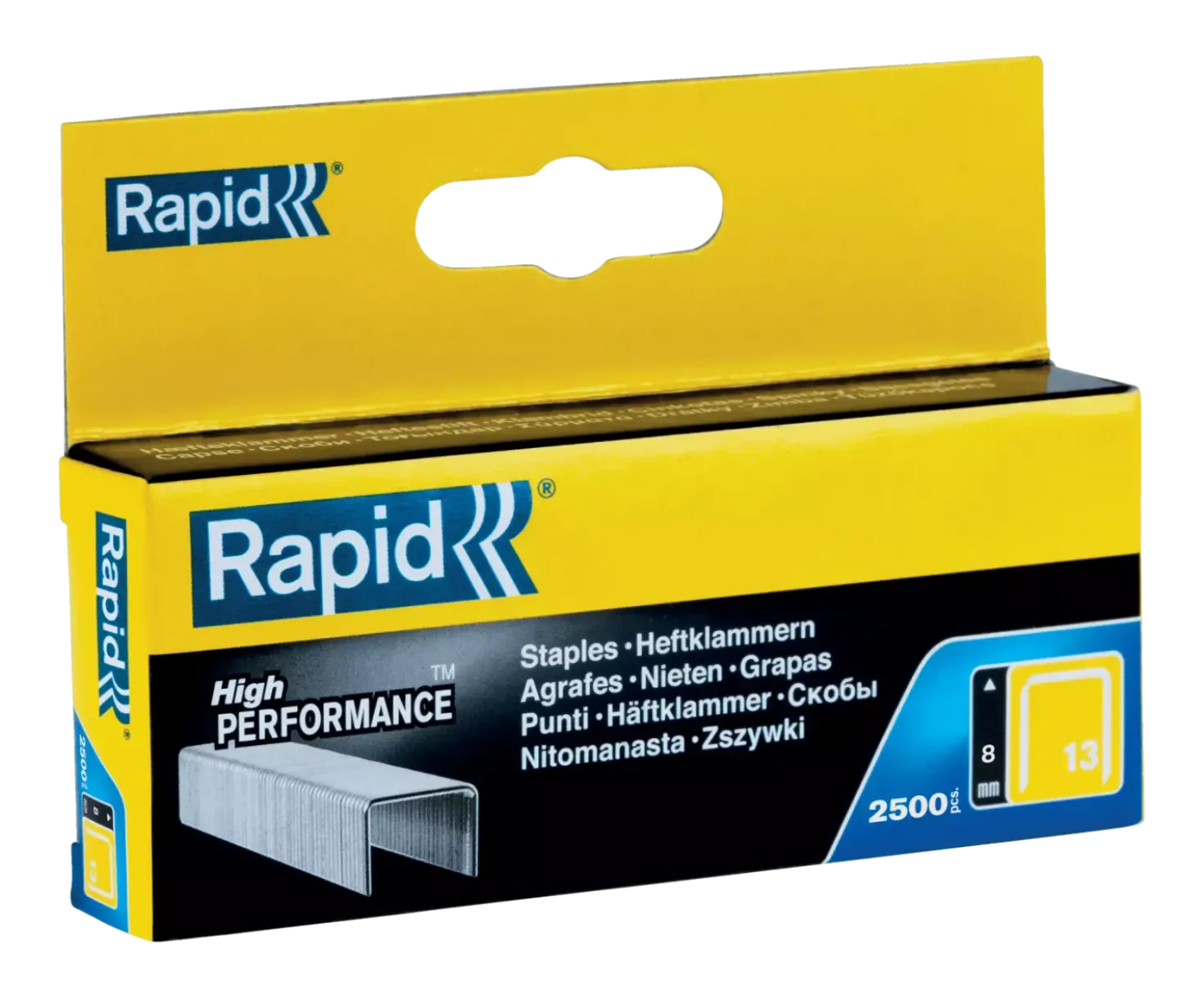 Rapid 11835625 Nieten - No. 13 - Gegalvaniseerd - 8mm (2500st)