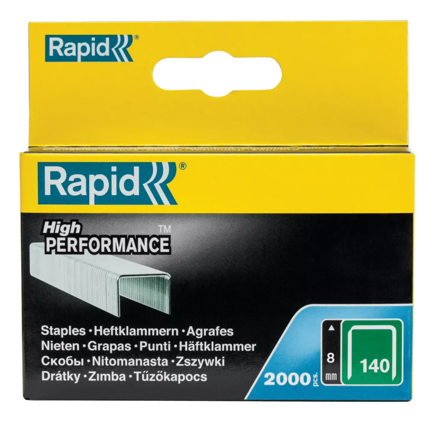 Rapid Vlakdraadnieten - 140/8mm - gegalvaniseerd - 2000st