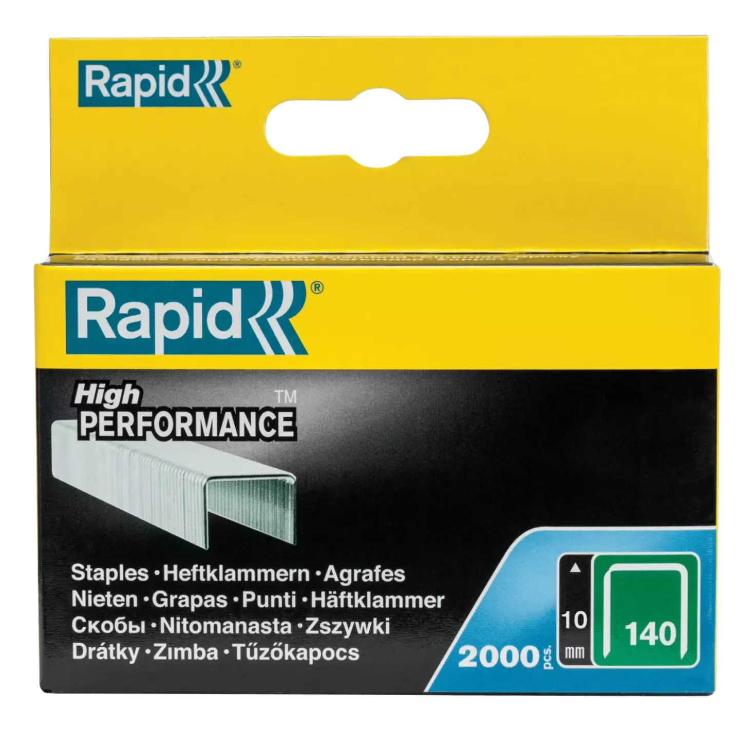 Rapid Vlakdraadnieten - 140/10mm - gegalvaniseerd - 2000st