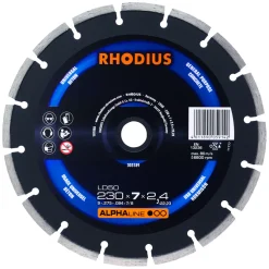 Rhodius 303189 Alphaline I LD50 Diamantdoorslijpschijf - 230 x 22,23 x 7mm - Beton/Universeel