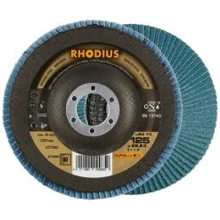 Rhodius 210483 LSZ F3 K60 ALPHALINE l Lamellenslijpschijf 125 x 22,23mm (10 st) K60