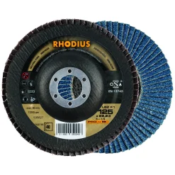 Rhodius 202735 PROline ll LSZ F1 Lamellenslijpschijf (10 stuks) - K40 - 125 x 22,23mm - Ferro