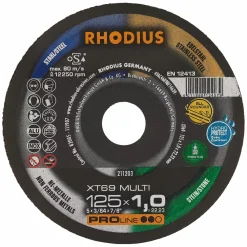 Rhodius 211203 XT69 MULTI PROline ll Doorslijpschijf extra dun 125x1,0x22,23 (25 st)