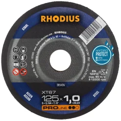 Rhodius 205426 XT67 PROline ll Doorslijpschijf extra dun 125 x 22,23 x 1,0mm (50 st)