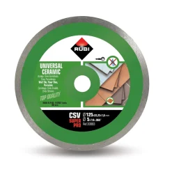 Rubi 30883 CSV Superpro continu diamantzaagblad voor keramische tegels - 22,2 x 125mm