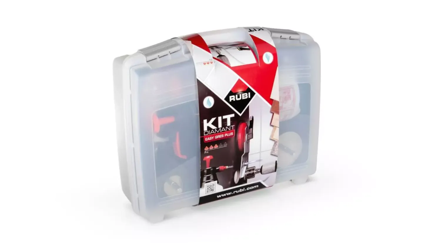 Rubi 50937 9-delige EasyGres Diamantborenset voor nat boren incl. accessoires