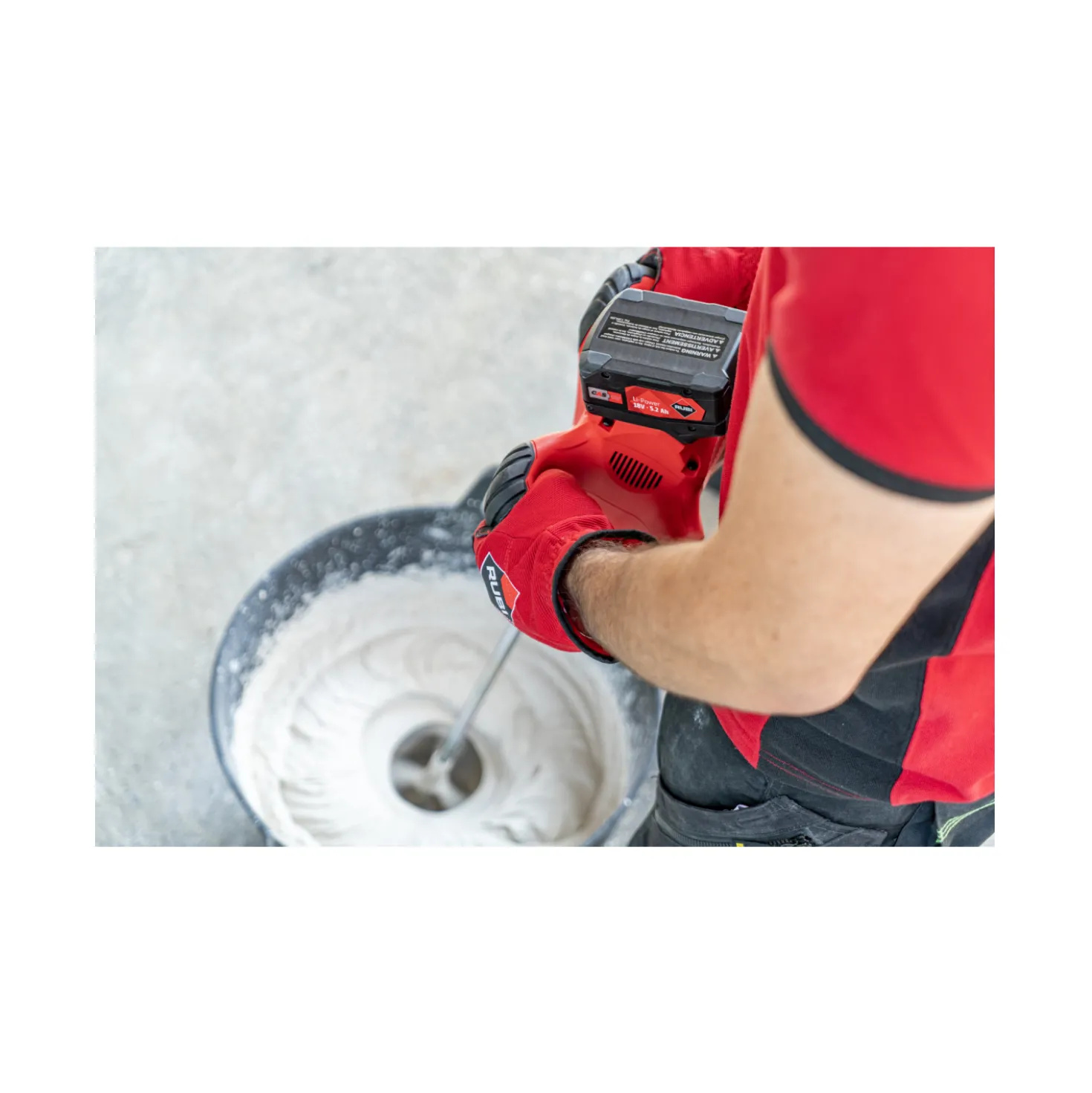 Rubi 61993 RUBIMIX-E9 ENERGY CAS Accu Mixer incl. menggarde