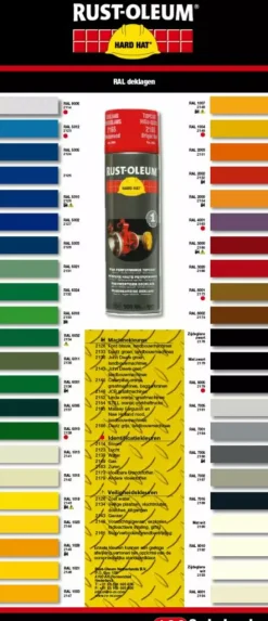 Rust-Oleum Hard Hat 2152 - RAL 2002 internationaal orange - 0,5L