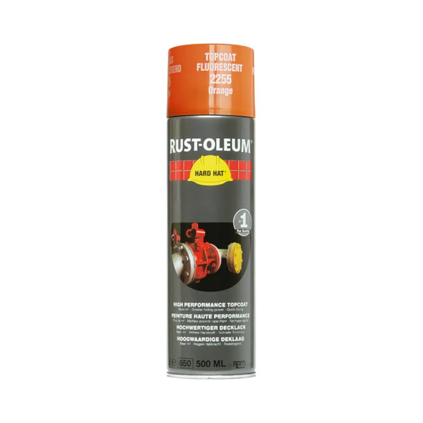 Rust-Oleum Hard Hat 2144 - RAL 1023 verkeersgeel - 0,5L
