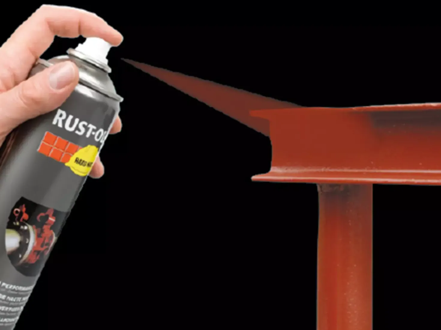 Rust-Oleum 2194 Hard Hat Spuitbus- RAL 9001 crèmewit - 0,5L