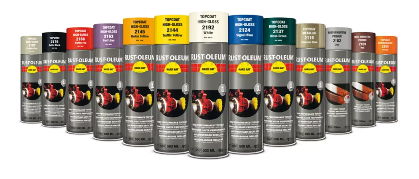 Rust-Oleum 2194 Hard Hat Spuitbus- RAL 9001 crèmewit - 0,5L