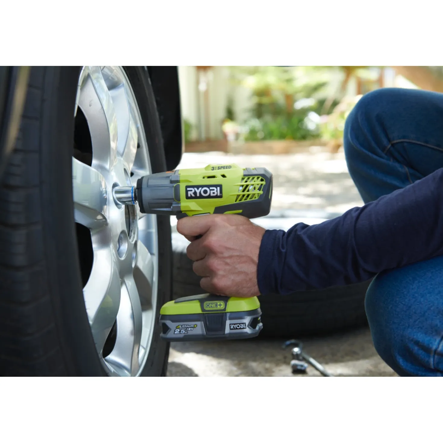 Ryobi R18IW3-0 ONE+ 18V Li-Ion Accu slagmoersleutel body - 400Nm - 1/2"