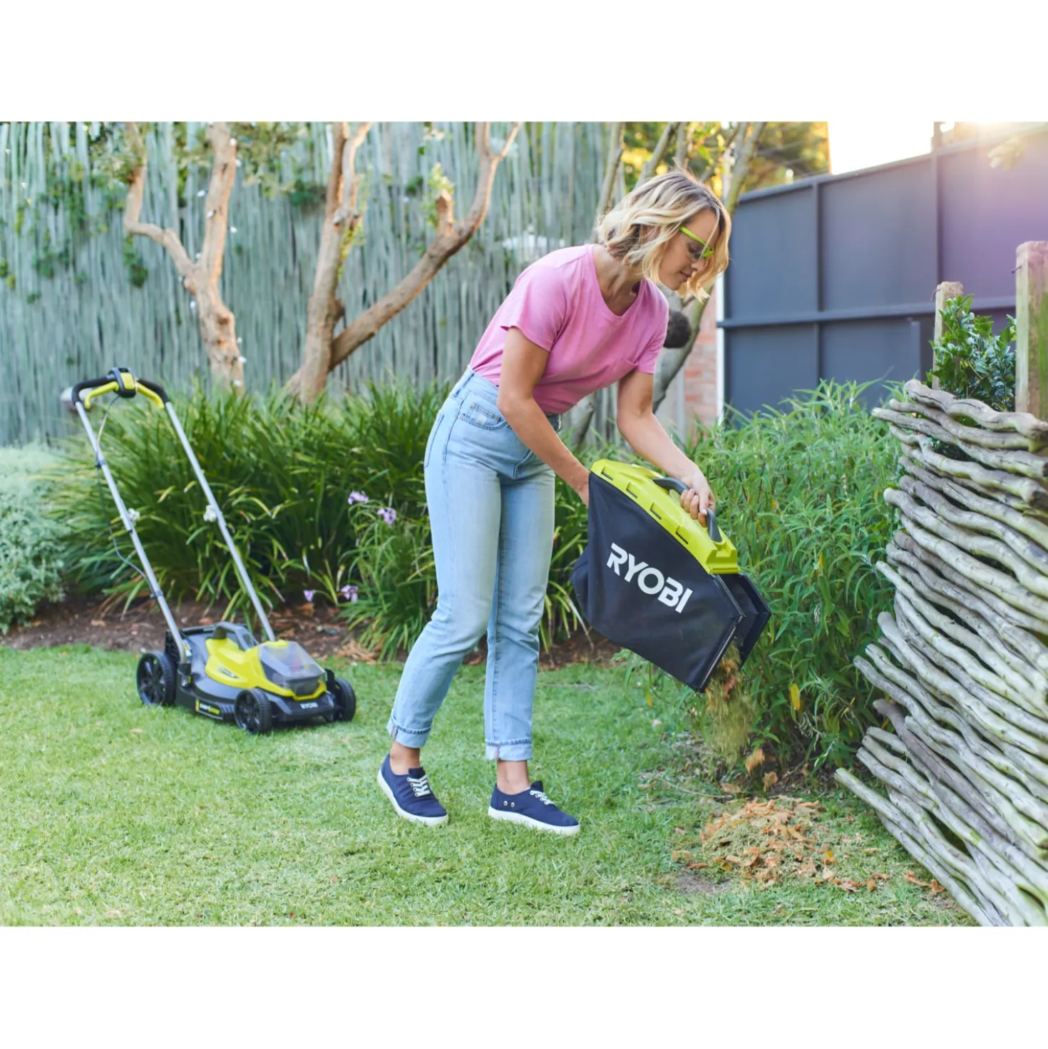 Ryobi RLM18X33B40 18V Li-Ion accu grasmaaier set (1x 4.0Ah accu) - 33cm