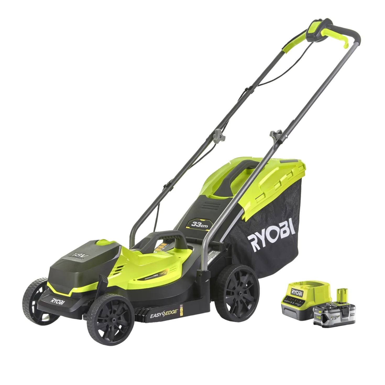 Ryobi RLM18X33B40 18V Li-Ion accu grasmaaier set (1x 4.0Ah accu) - 33cm
