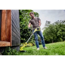 Ryobi RY18LT18HTA-120 18V Li-ion accu heggenschaar (RY18HT) & accu grastrimmer (OLT1832) set (1x 2.0Ah accu)