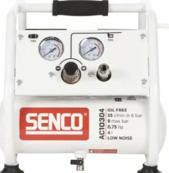 Senco AC10304 Compressor - Geluidsarm - 550W - 9 bar - 4L - 55L/m
