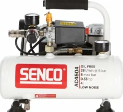 Senco AC10304 Compressor - Geluidsarm - 550W - 9 bar - 4L - 55L/m