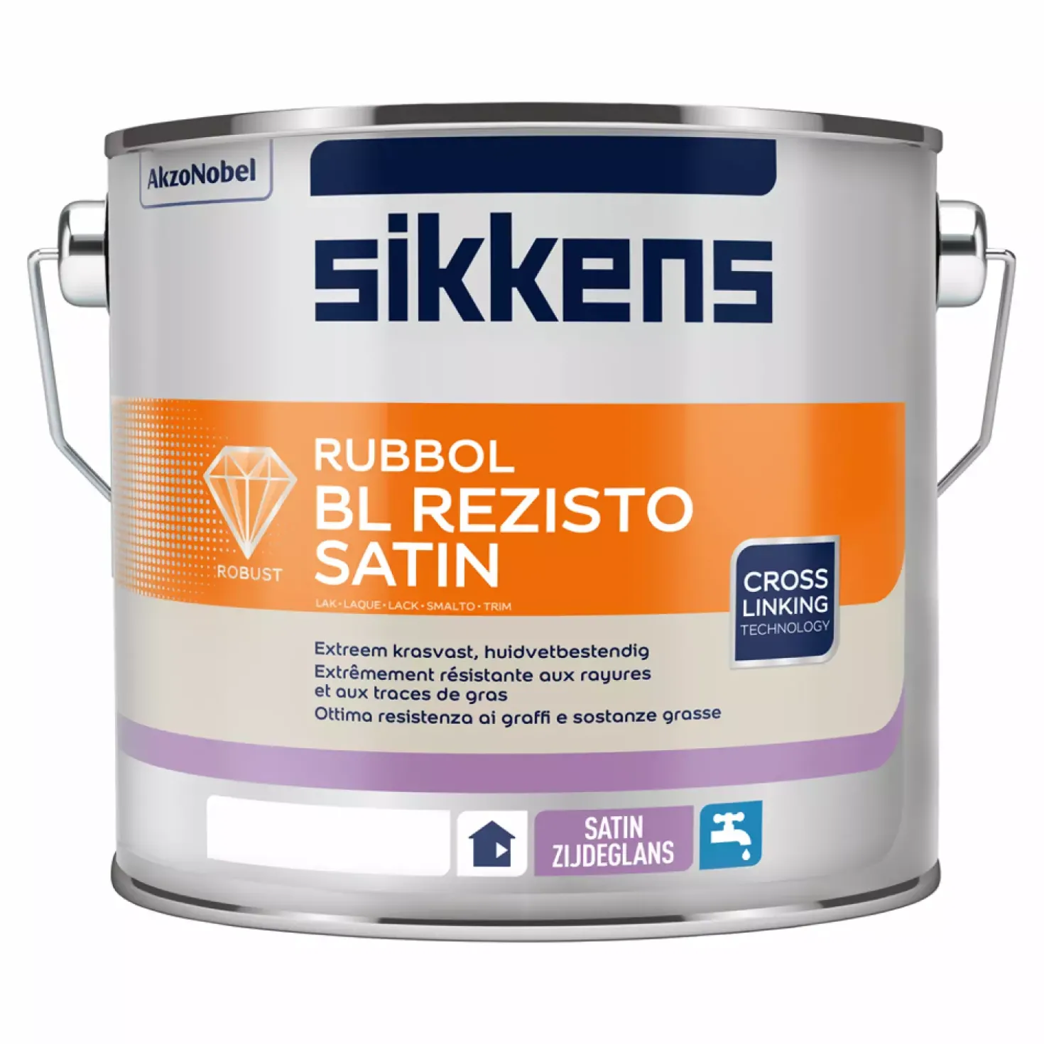 Sikkens Rubbol BL Rezisto Satin - Wit - 2,5L