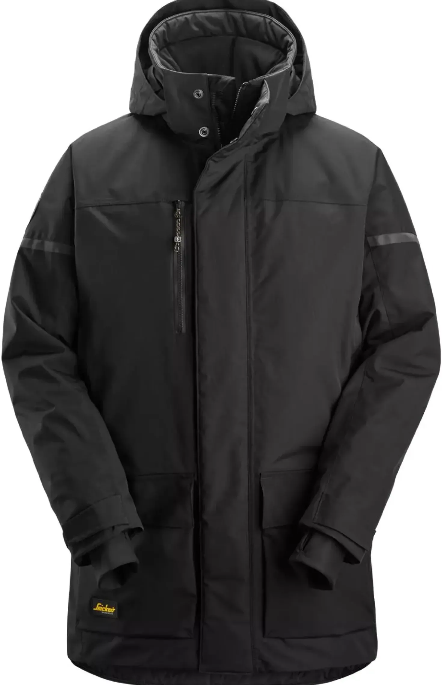 Snickers 1801 AllroundWork Waterdichte Isolerende Parka - zwart