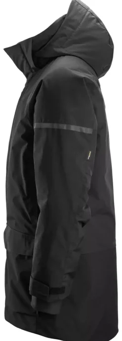 Snickers 1801 AllroundWork Waterdichte Isolerende Parka - zwart